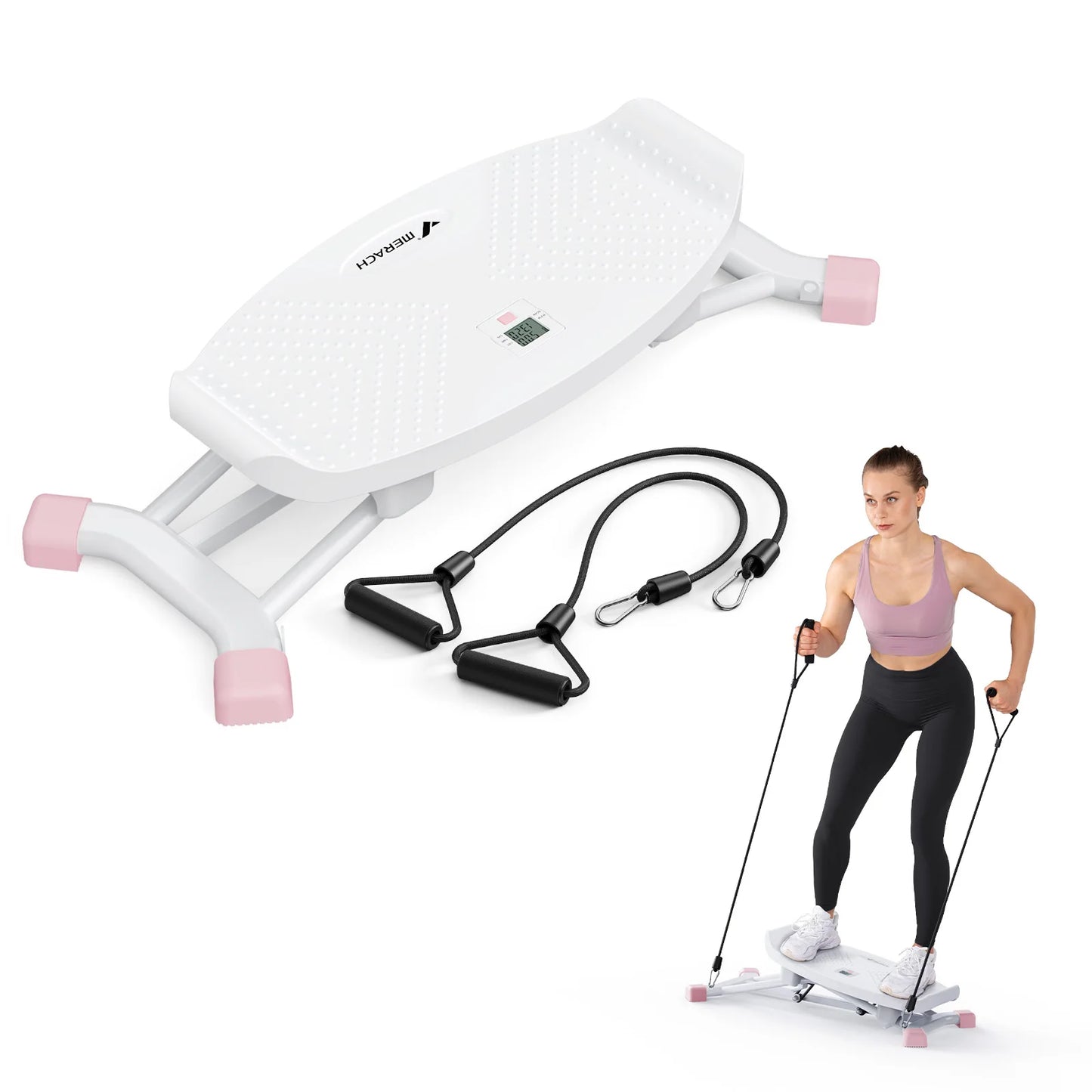 MERACH Ski Machine Simulated Ski Training Machine For Full Body Cardio