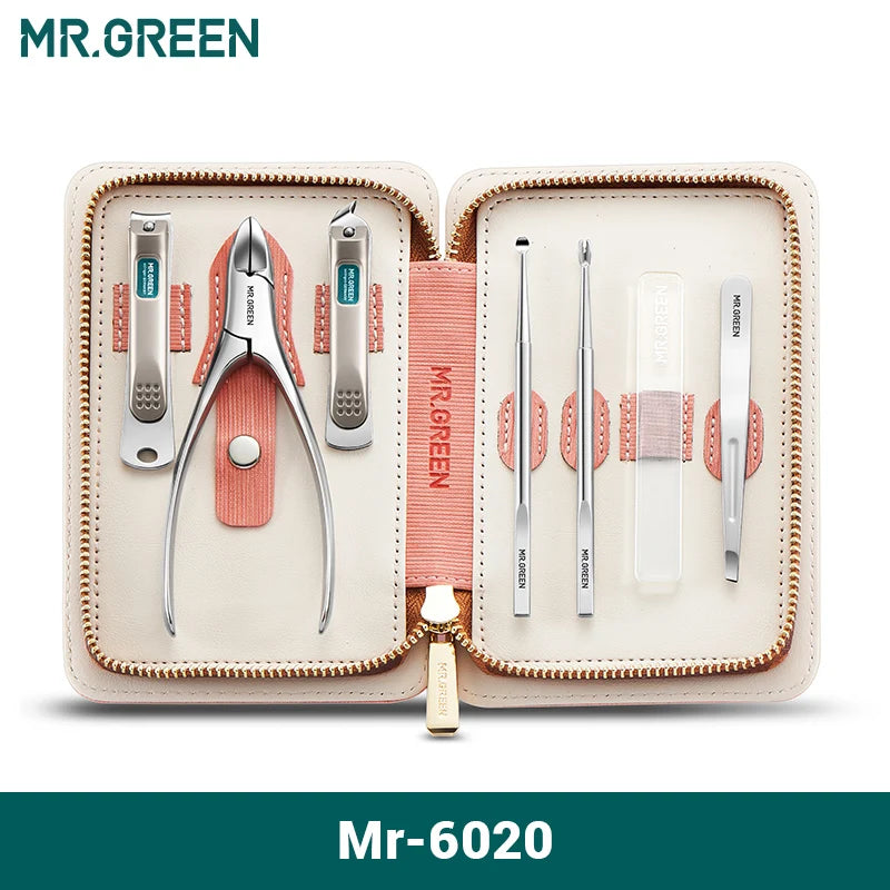 MR.GREEN Manicure Pedicure Set Stainless Steel 7in1 Kit