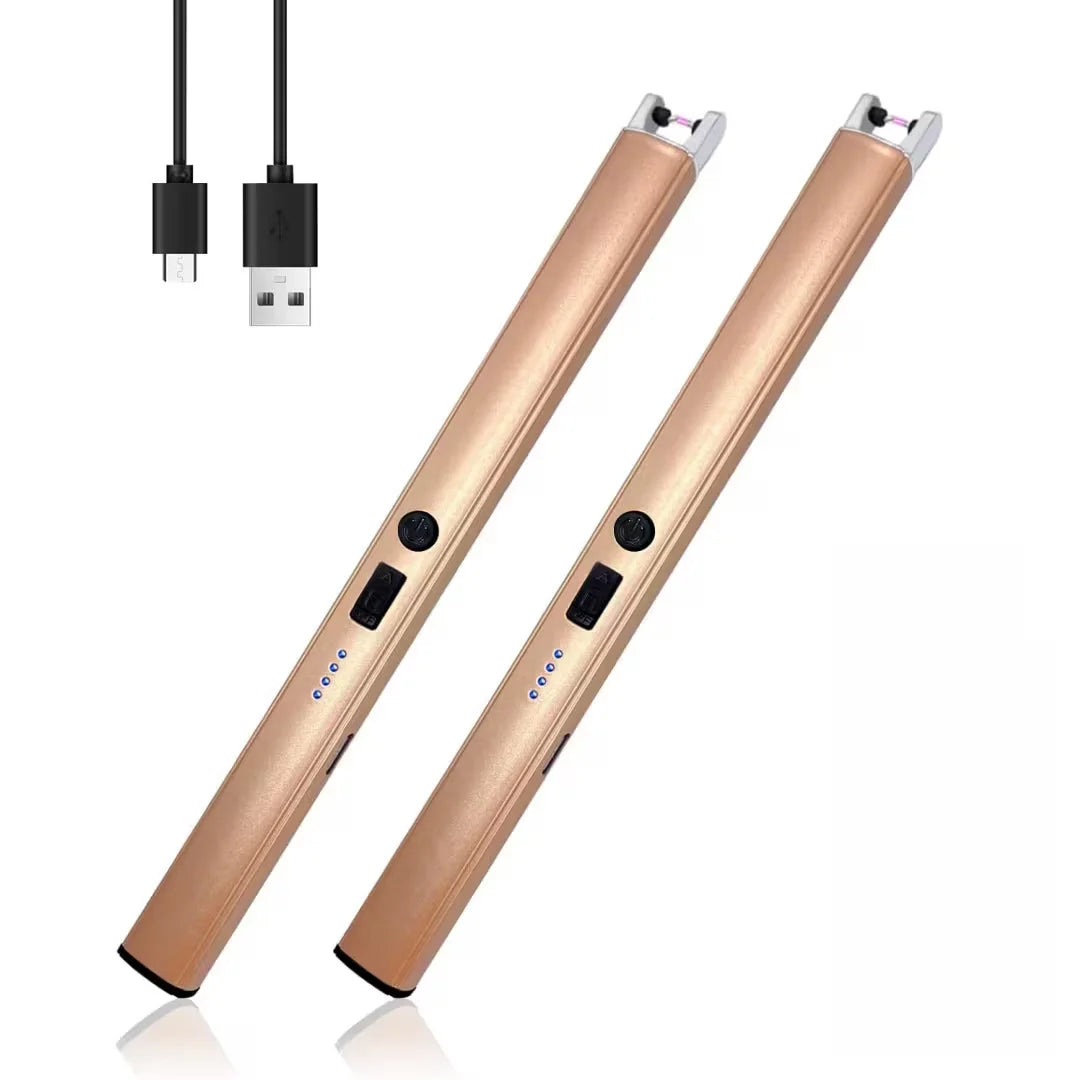 TopFlames Plasma Lighter Windproof Flameless USBC Rechargeable 2 Pack