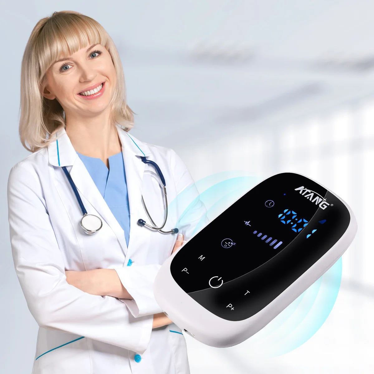 Atang Ces Device Brain Electronic Therapy Stimulation Ear Clip Insomnia
