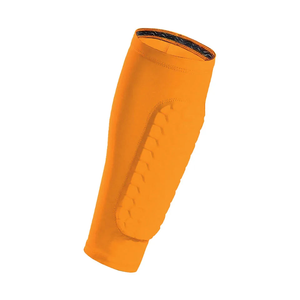 Football Shin Guard Sleeves With Foam Calf Compression Pads For Soccer