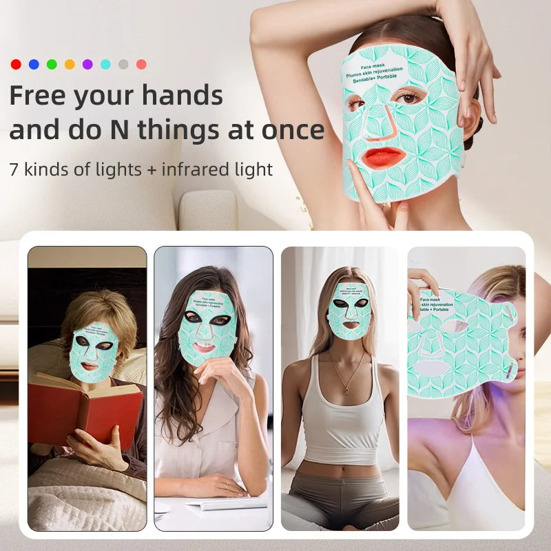 UBilli LED Face Mask Near Infrared Therapy Anti Aging