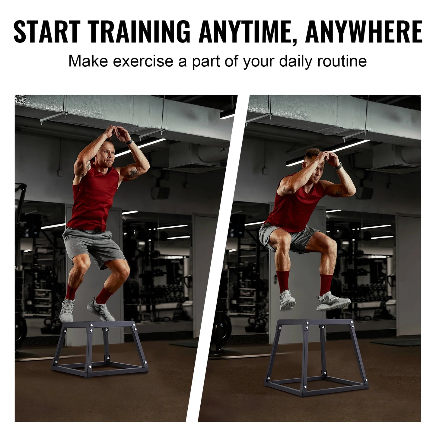 SucceBuy Plyometric Jump Box Set For Agility And Cardio Training