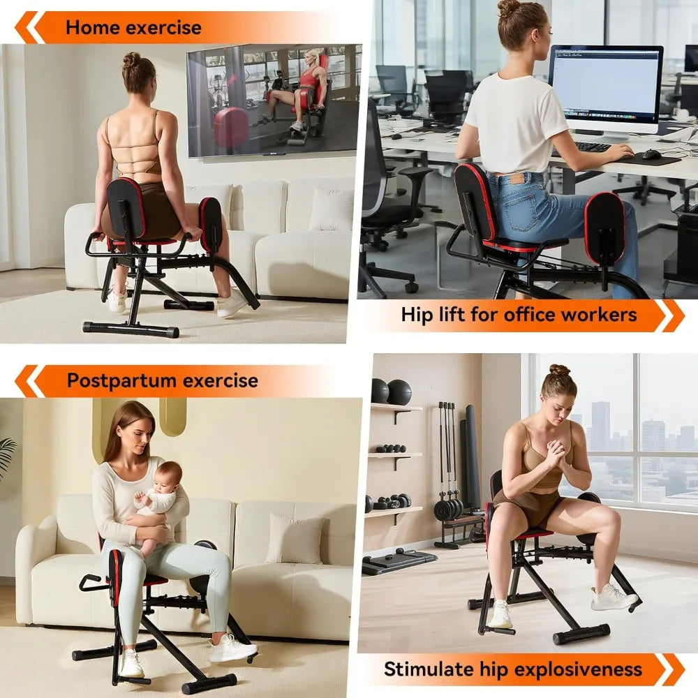 Ergolife Fitness Hip Abduction Machine With 6 Resistance Levels For Home Gym