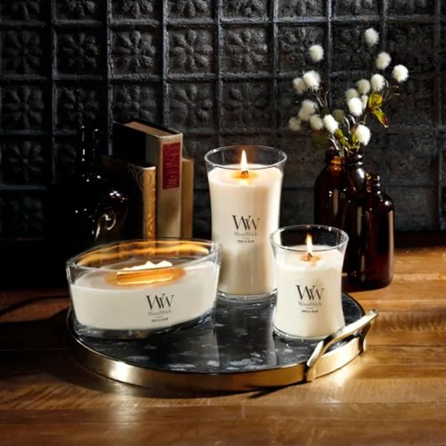 Vanilla Bean Holiday Candle Gift For Women And Crackling Wick