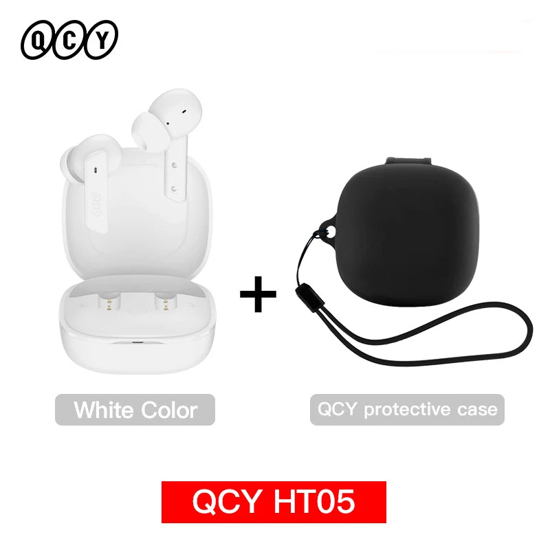 QCY HT05 ANC Wireless Bluetooth Earbuds 40dB Noise Cancelling