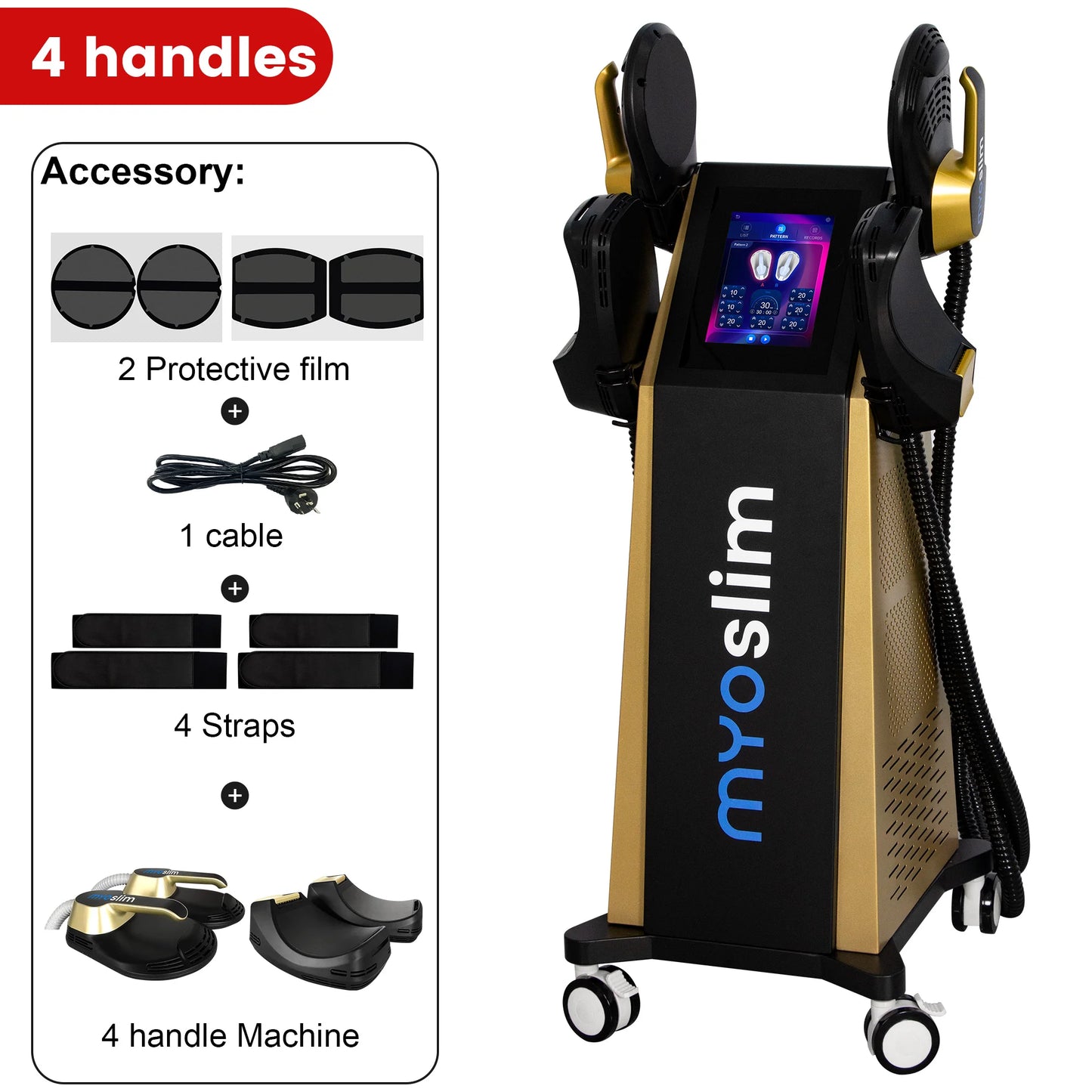 MYOSLIM RF High Intensity Vibration Pulse Electromagnetic Body Shaping Machine
