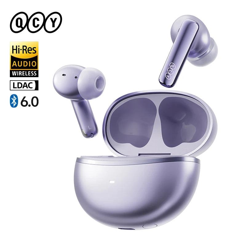 QCY HT18 Wireless Earphones Bluetooth 6.0 LDAC HiRes Audio