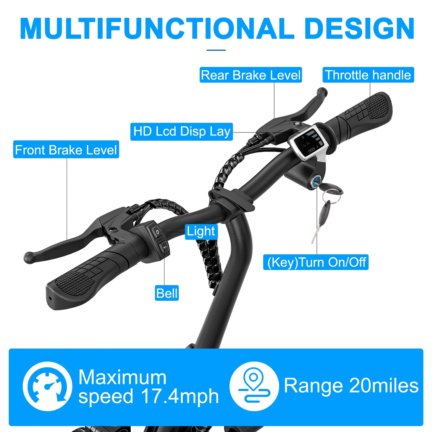 EILLEO SPACEWALK 36V Electric Scooter With Height Adjustable Seat