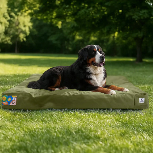 Indestructible Canvas Outdoor Dog Bed Chew Proof Waterproof Pet Mat