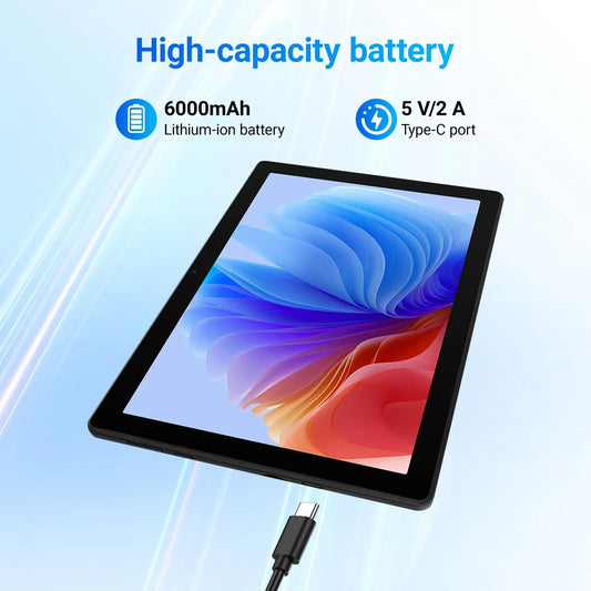 MODERNESS Android Tablet With WiFi 6, Face Unlock, Dual Cameras