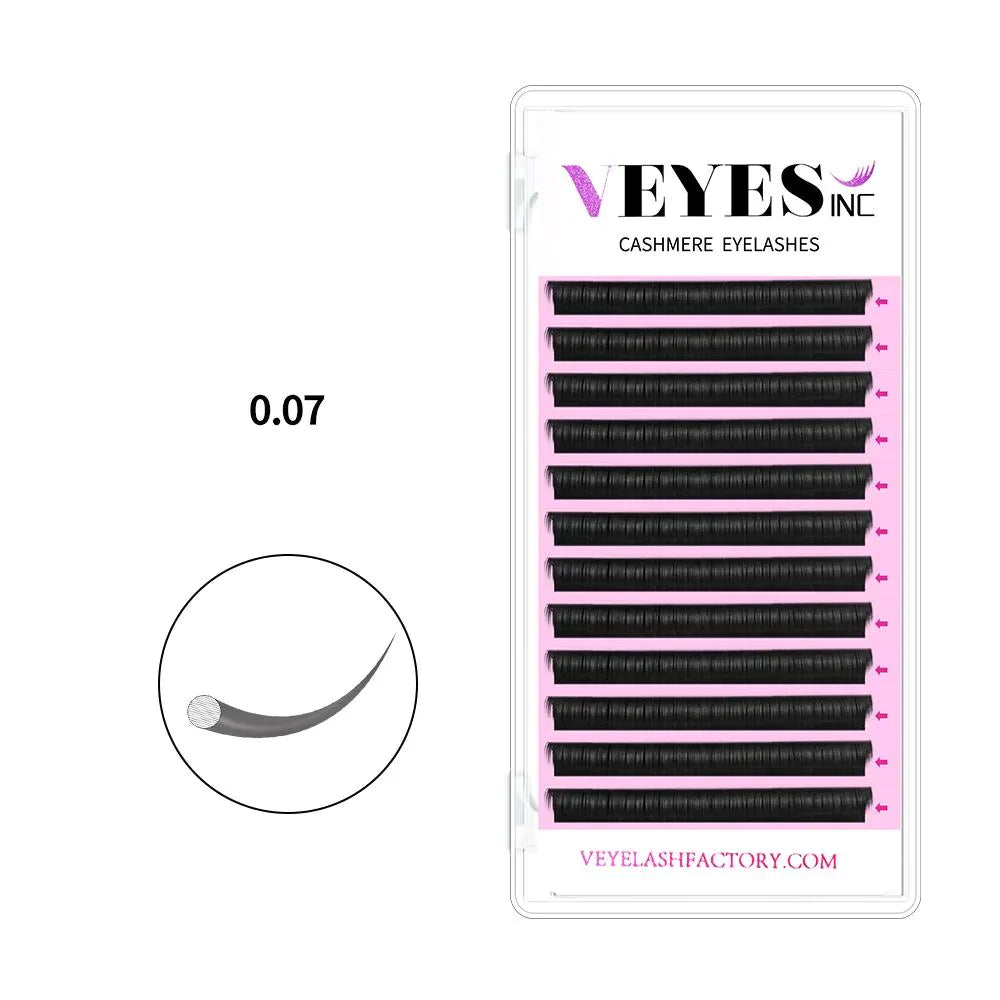 VEYES INC Cashmere Faux Mink Individual Volume Lashes Natural Look