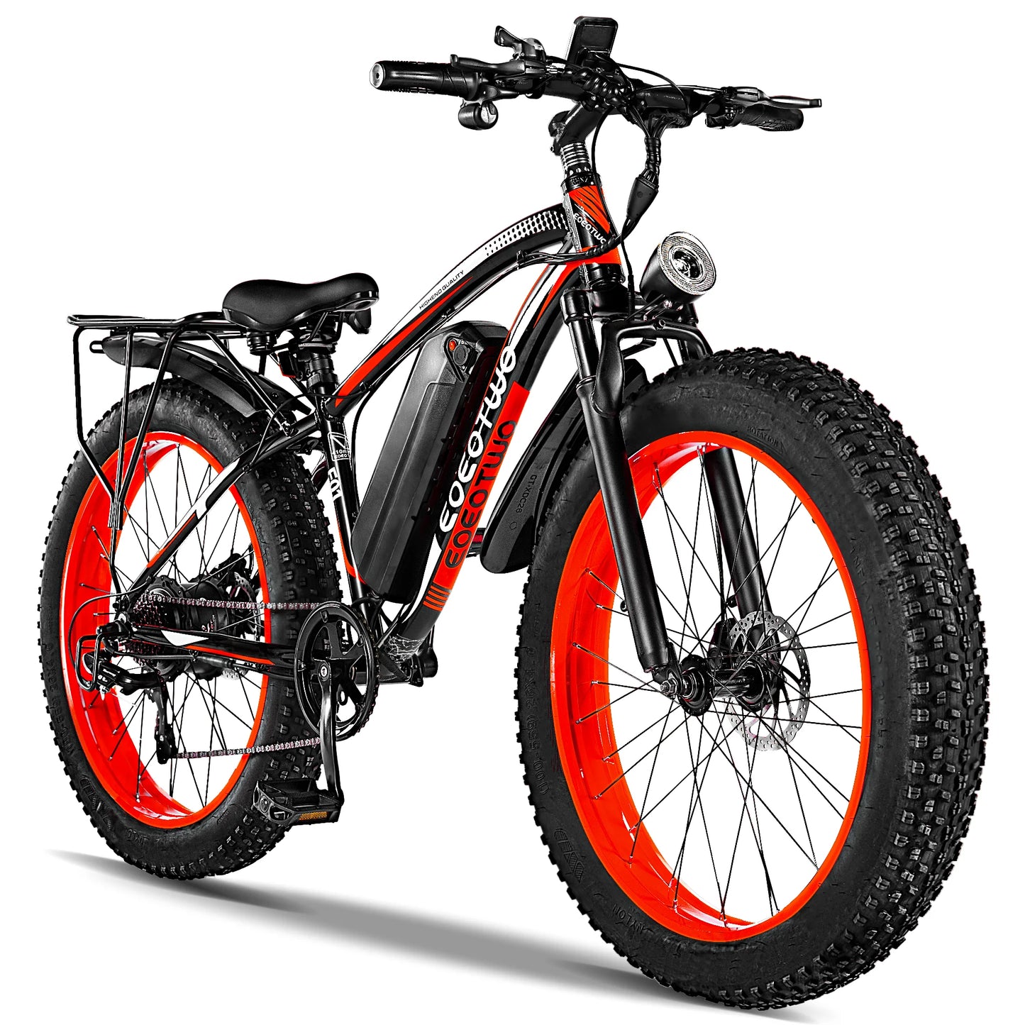 EOEOTWO Electric Bike for Adults 1500W Peak Motor 34MPH Aluminum