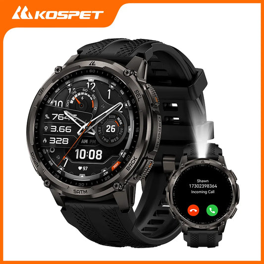 KOSPET Tank T4C Smartwatch Outdoor Rugged GPS Waterproof Fitness Tracker