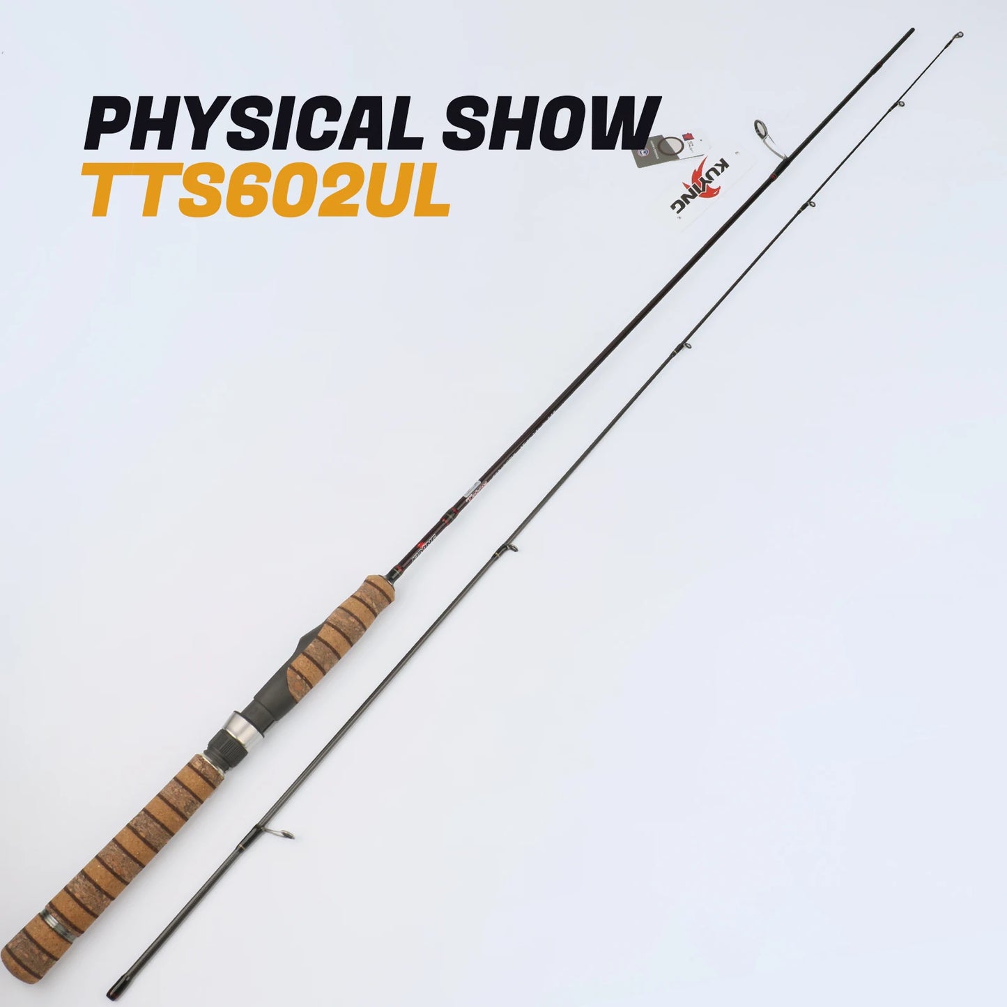 Kuying Casting Spinning Fishing Lure Rod Carbon Fiber 6 10lb