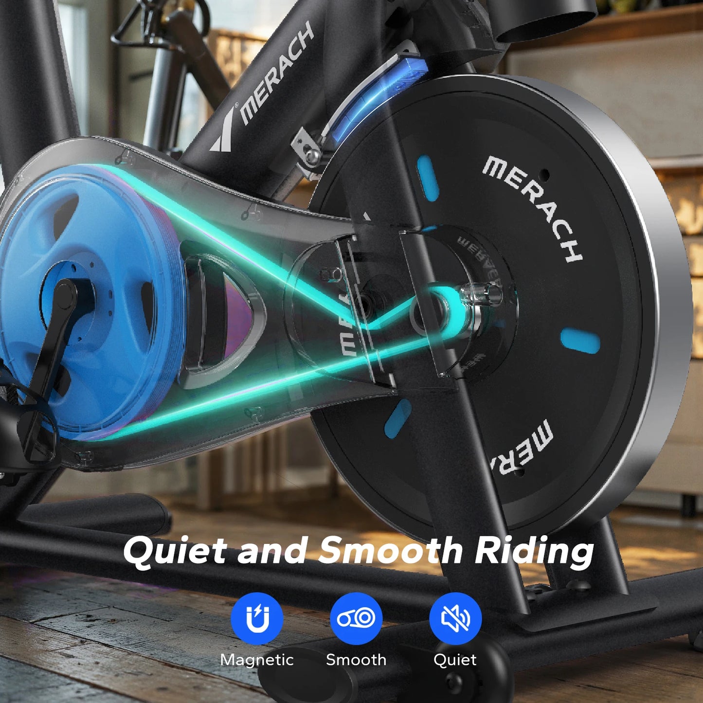 MERACH Magnetic Brake Indoor Bike With Exclusive App Low Noise