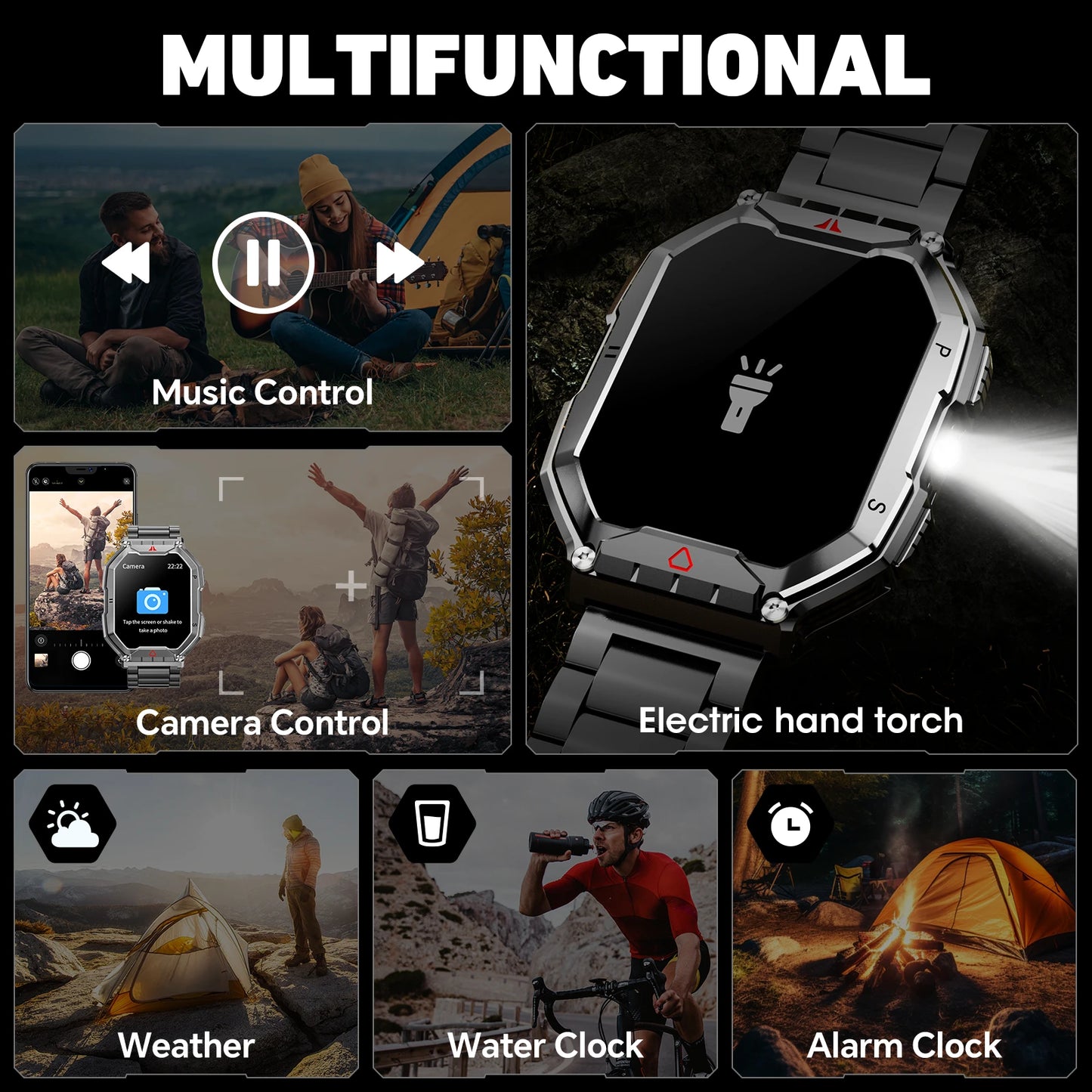 AMOLED Smart Watch for IOS With Heart Rate Monitor