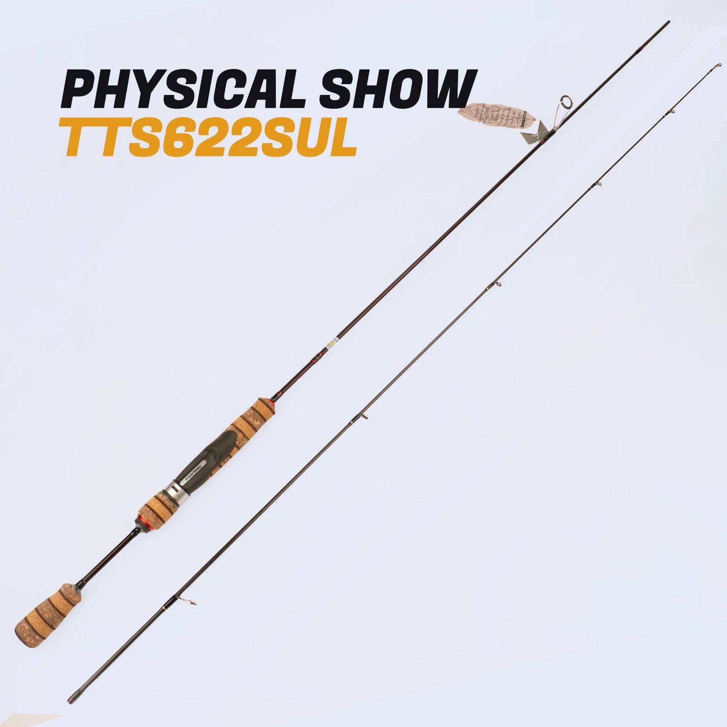 Kuying Casting Spinning Fishing Lure Rod Carbon Fiber 6 10lb
