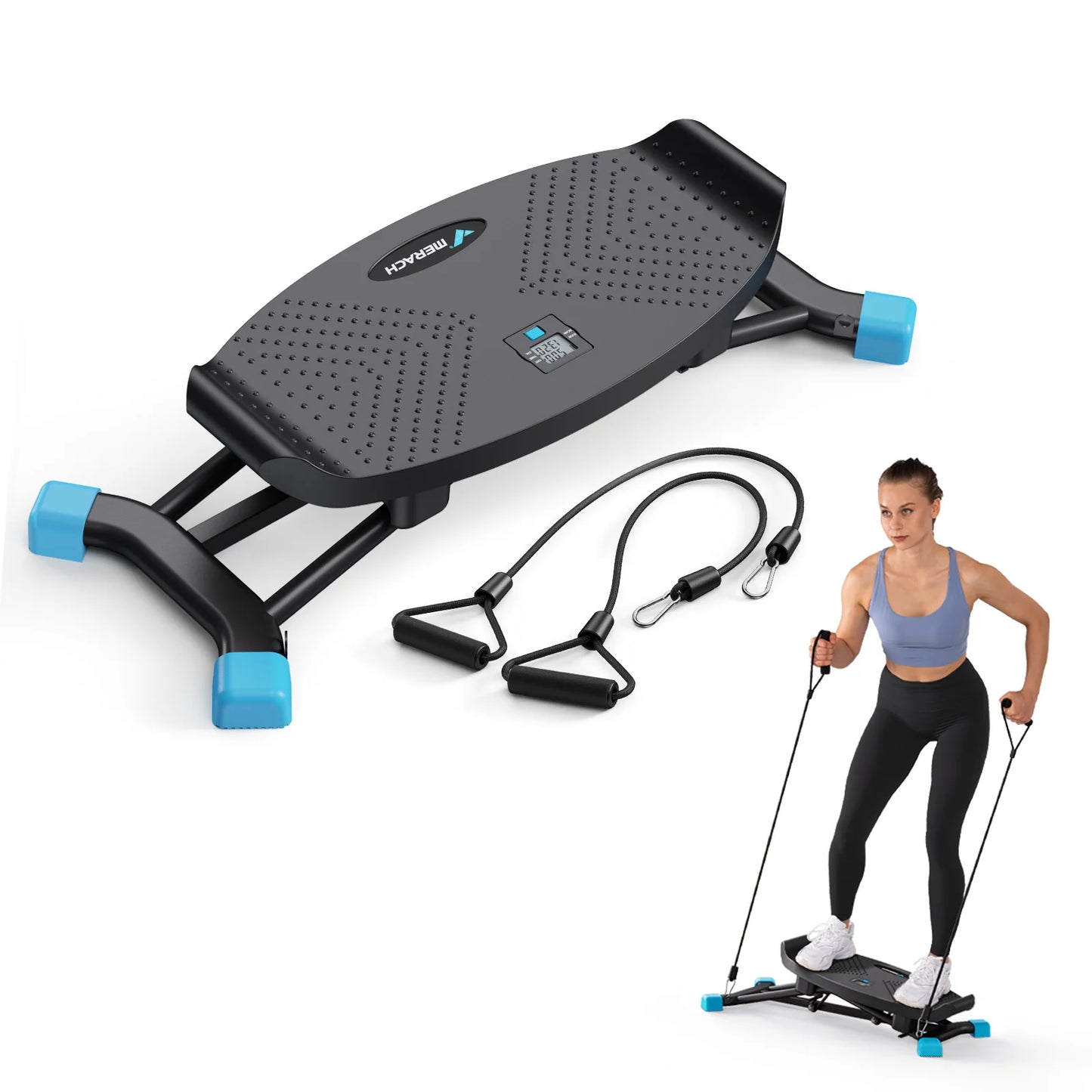MERACH Ski Machine Simulated Ski Training Machine For Full Body Cardio