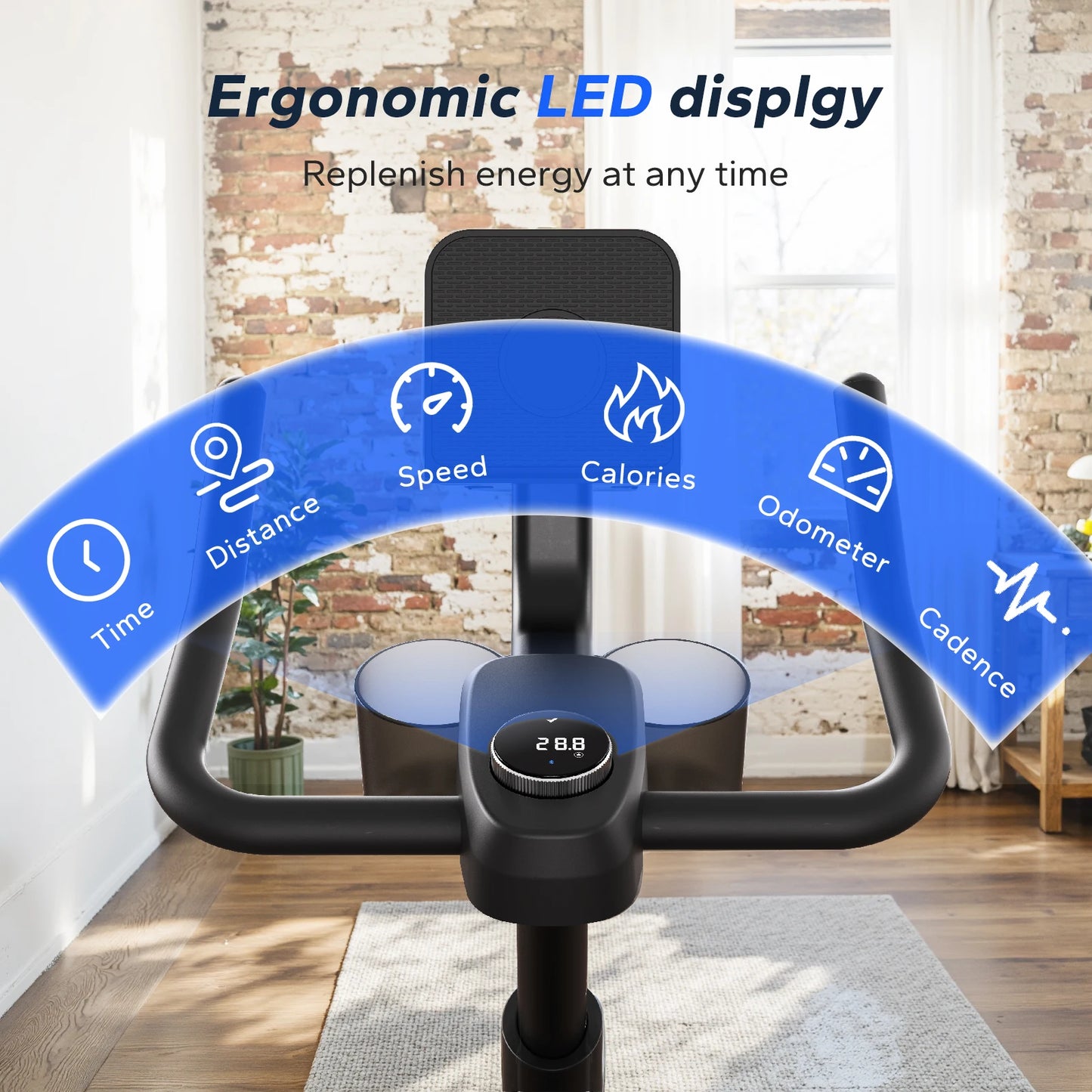 MERACH Magnetic Brake Indoor Bike With Exclusive App Low Noise