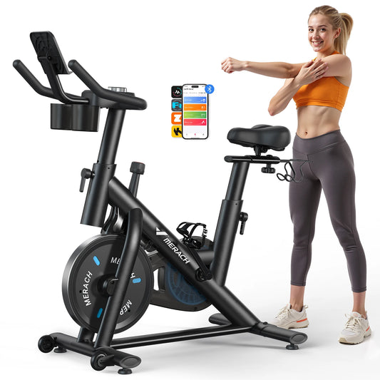 MERACH Magnetic Brake Indoor Bike With Exclusive App Low Noise