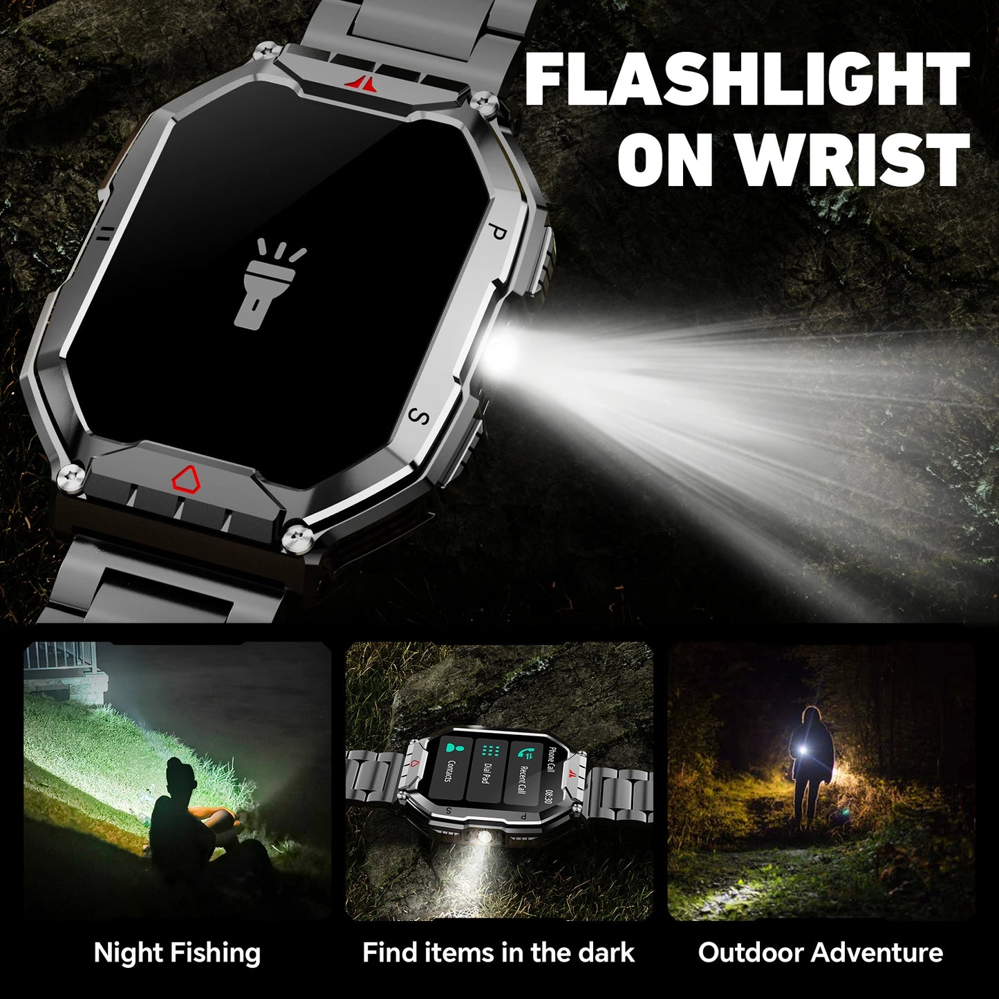 AMOLED Smart Watch for IOS With Heart Rate Monitor