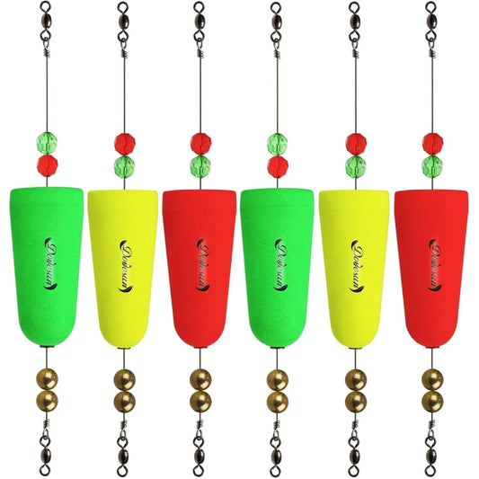 Popping Cork Fishing Floats 3 Shapes Pack For Saltwater Freshwater