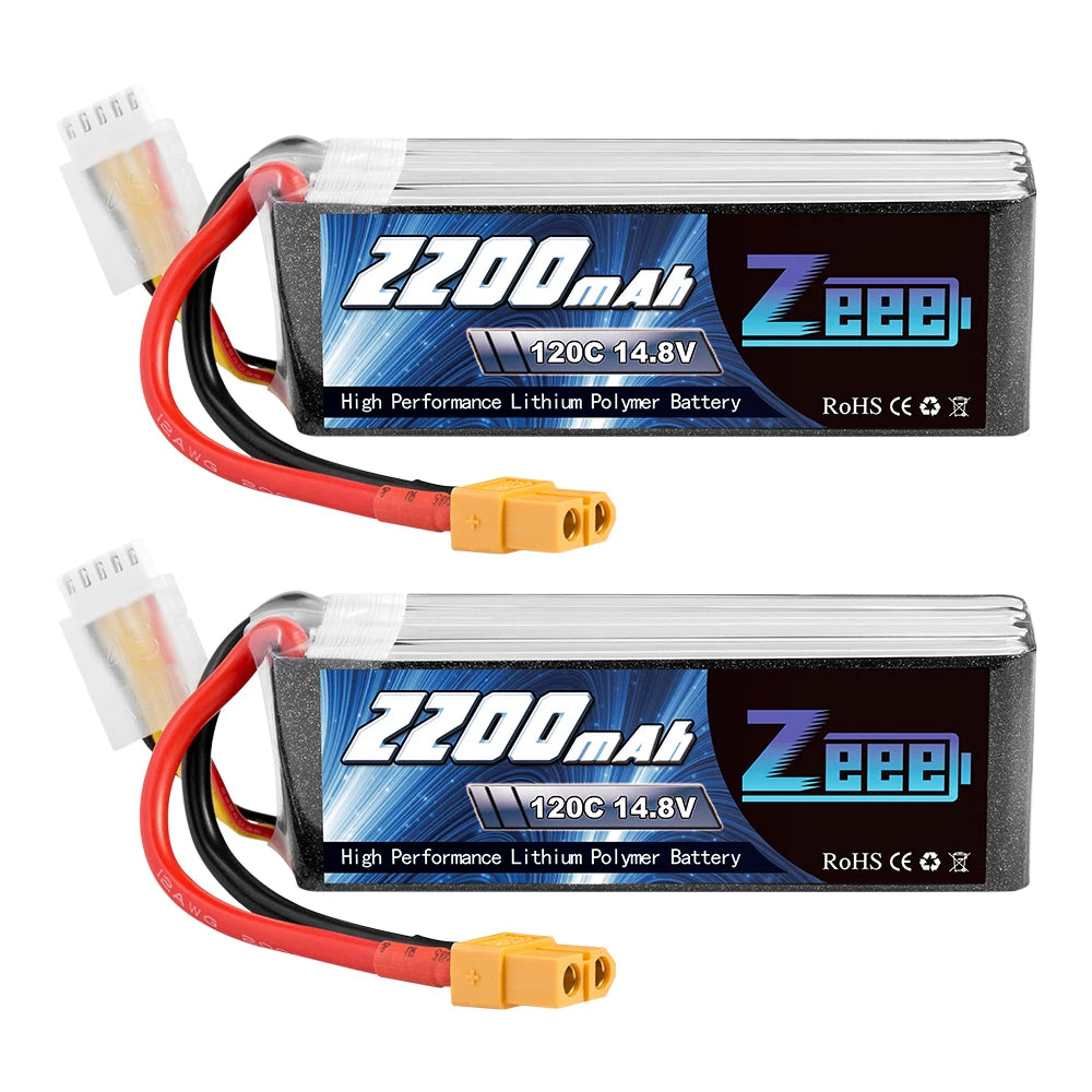 ZEEE 4S 2200mAh 120C Graphene LiPo Battery For FPV Drones