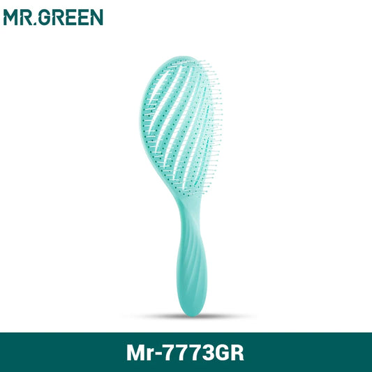 MR.GREEN Hollow Out Hair Brush For Scalp Massage And Detangling