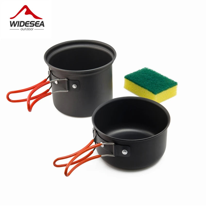 Widesea Ultralight Camping Cookware Set For Outdoor Cooking