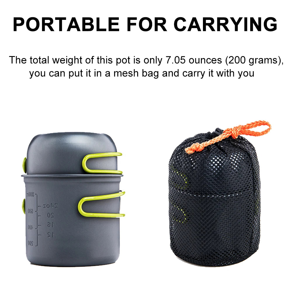 Widesea Ultralight Camping Cookware Set For Outdoor Cooking