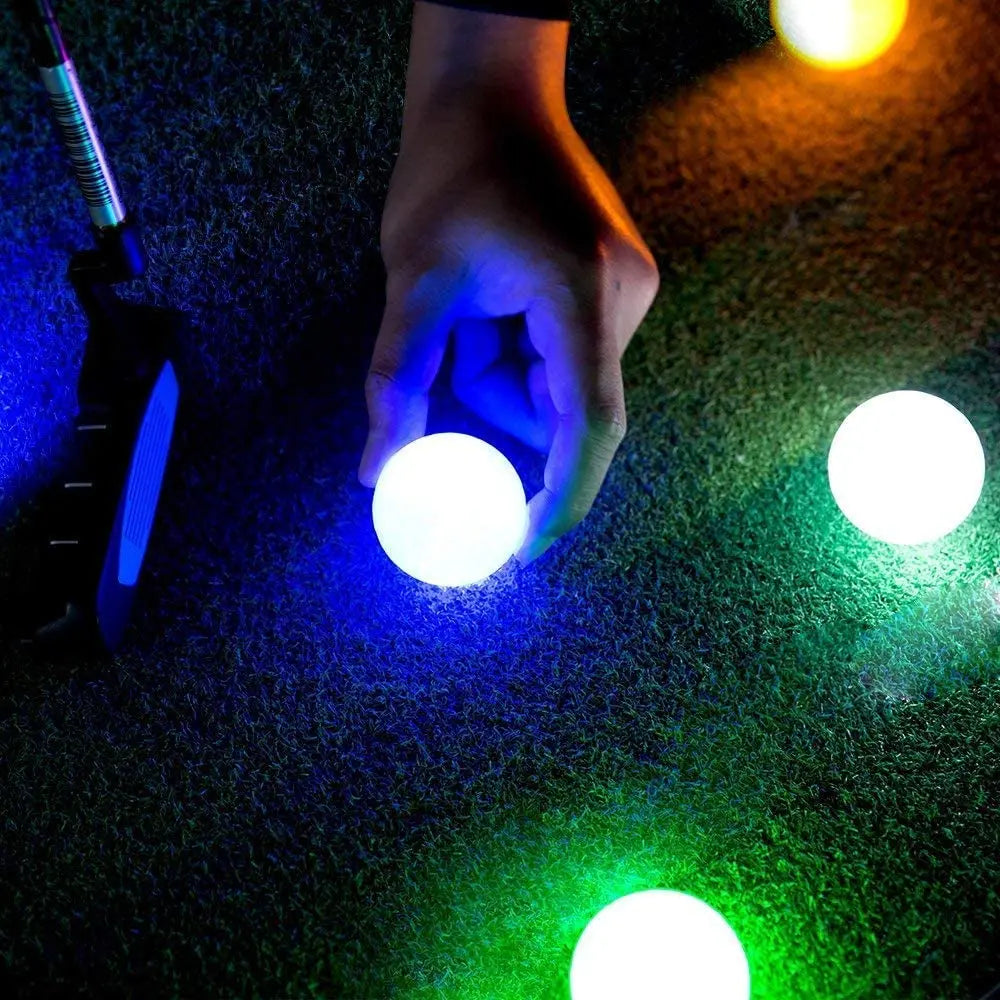 Crestgolf Logo Night Glow LED Golf Ball Pack With Logo