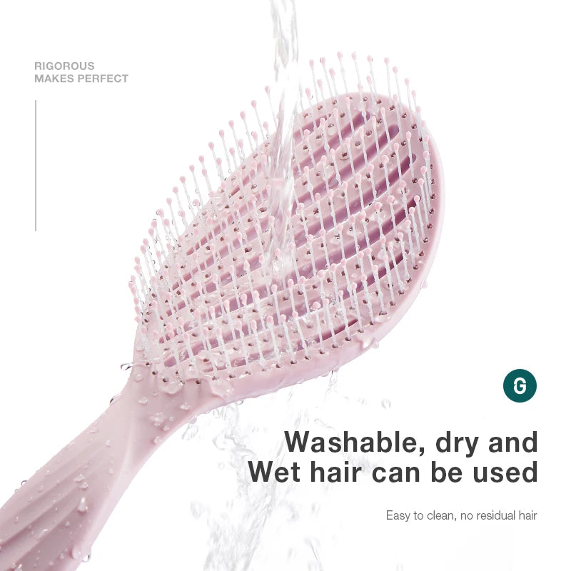 MR.GREEN Hollow Out Hair Brush For Scalp Massage And Detangling