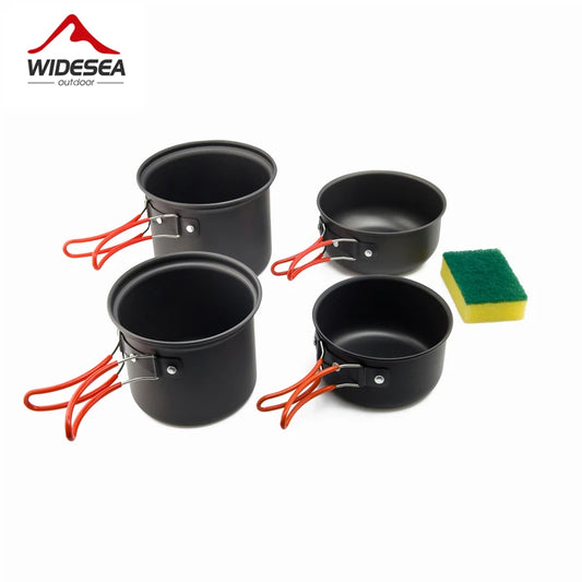 Widesea Ultralight Camping Cookware Set For Outdoor Cooking