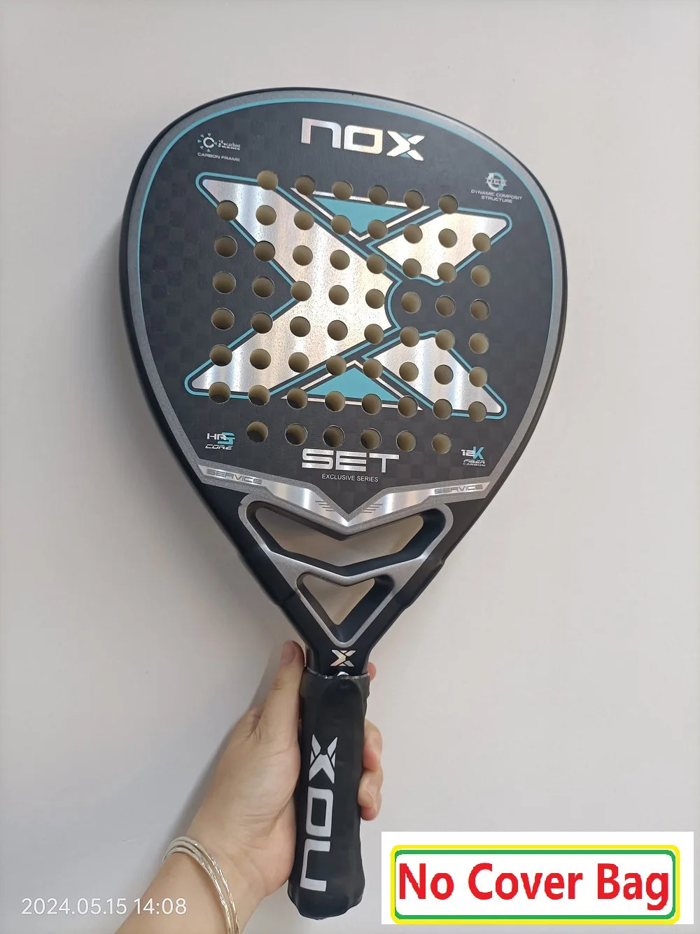 NOX Professional Padel Racket With Carbon Fiber And 3D Spin