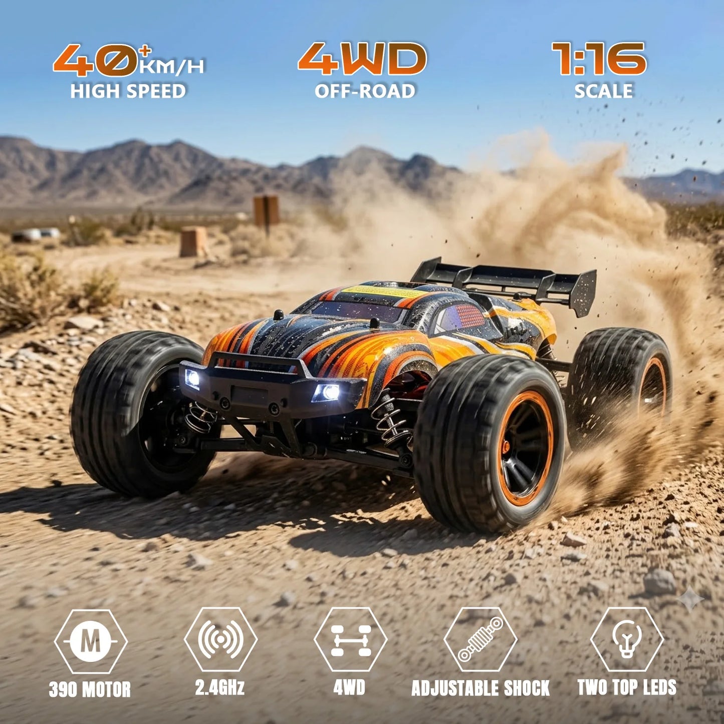 HAIBOXING 16890S RC Truck 4WD Off Road Vehicle Waterproof