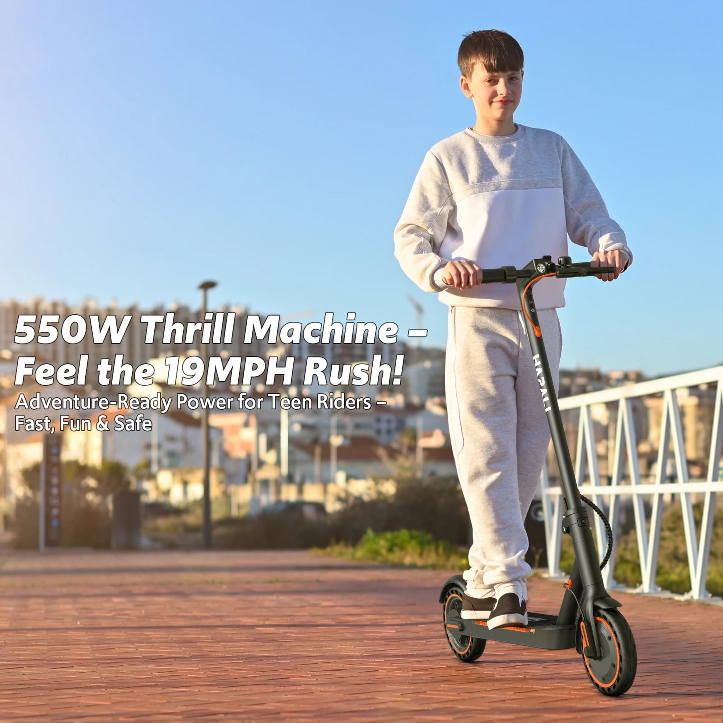 Osboo A11 Electric Scooter 550W 19 MPH 40km Ultra Range