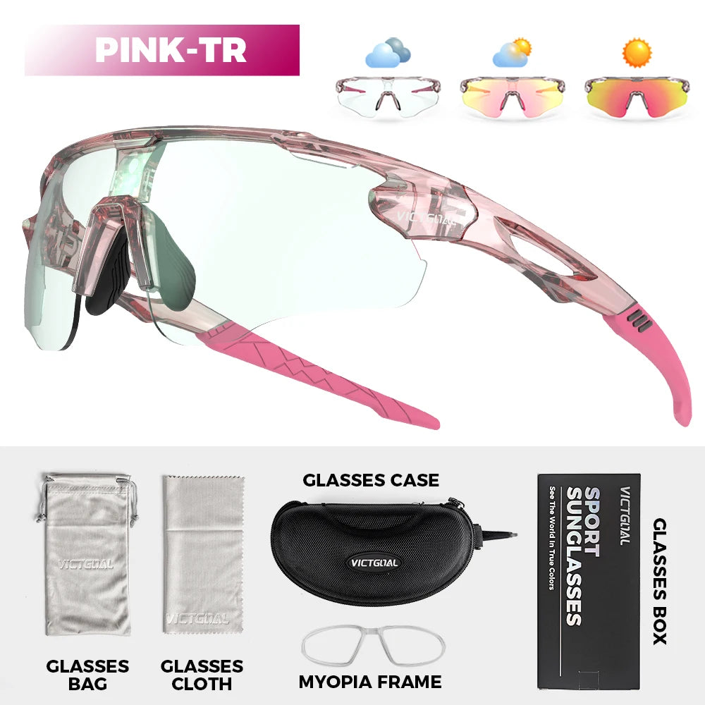 Victgoal Photochromic Cycling Sunglasses With Uv400 Protection