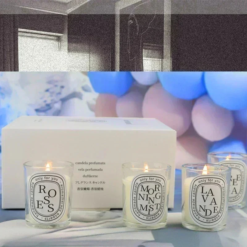 Romantic Transparent Scented Candle Jar For Weddings And Gifts