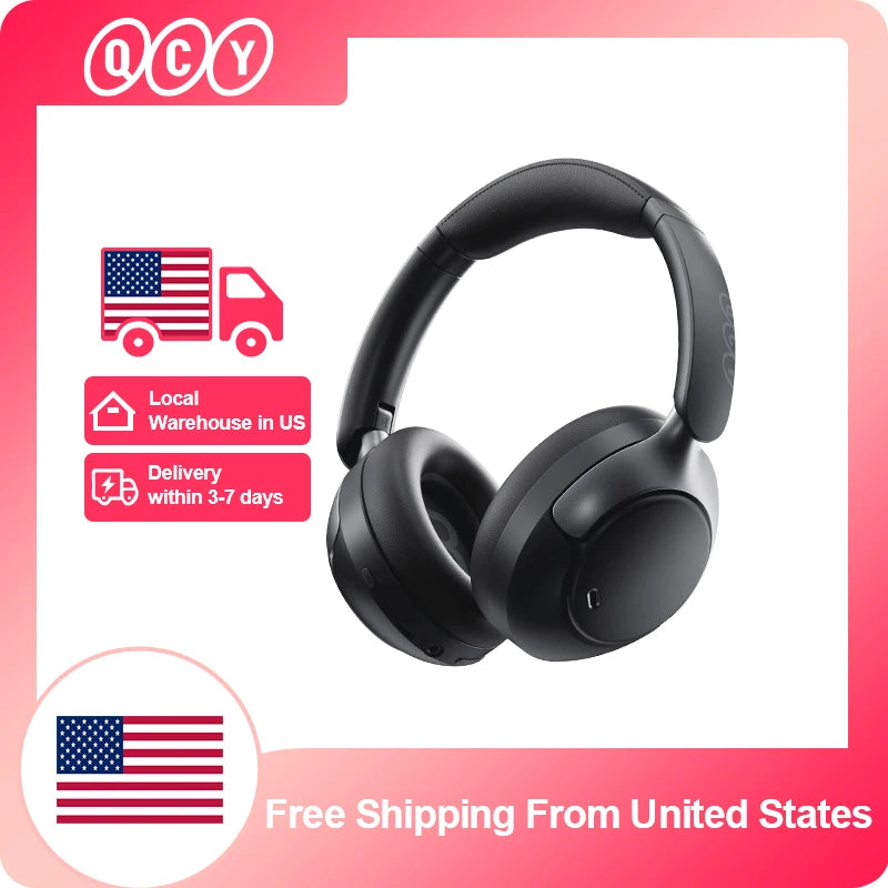 QCY H3 Pro Wireless ANC Over Ear Headphones Premium Sound