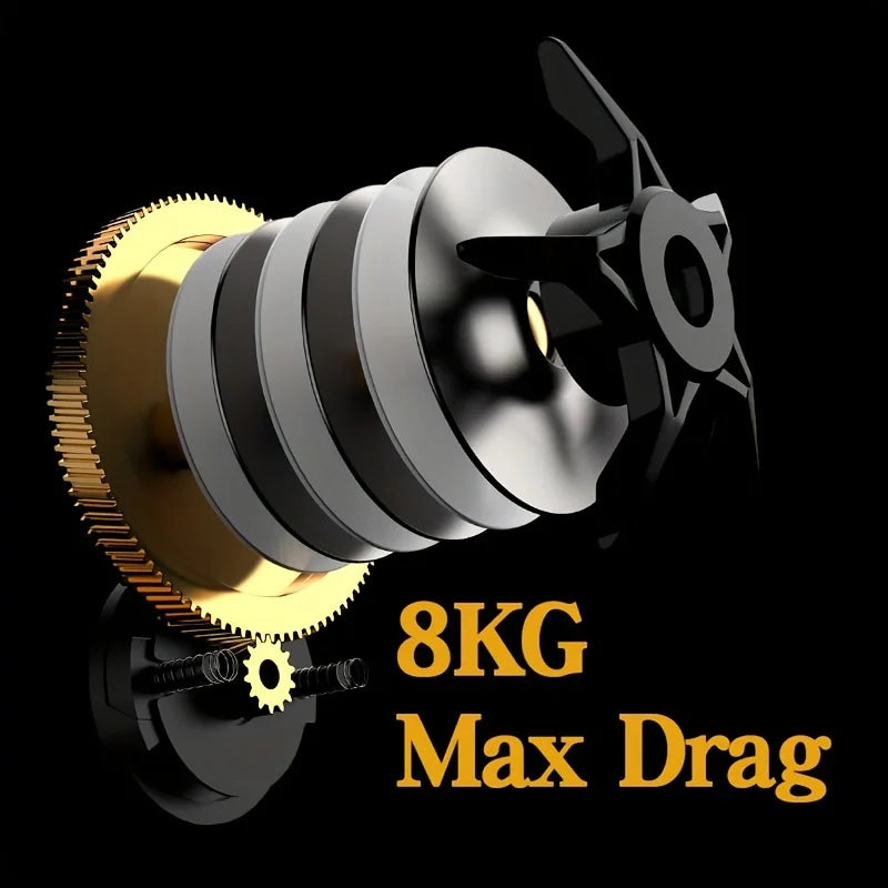 Integrated Water Drop Wheel For Baitcast Reels Left Right Interchangeable