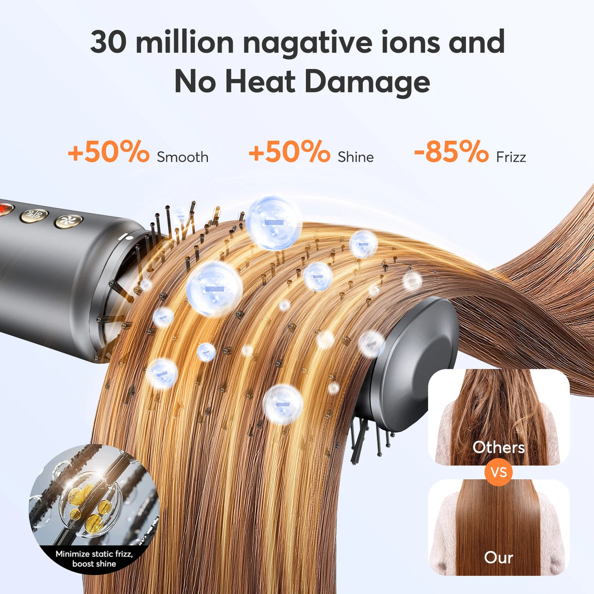 BOPCAL 5 In 1 Multifunctional Hot Air Hair Dryer Styler