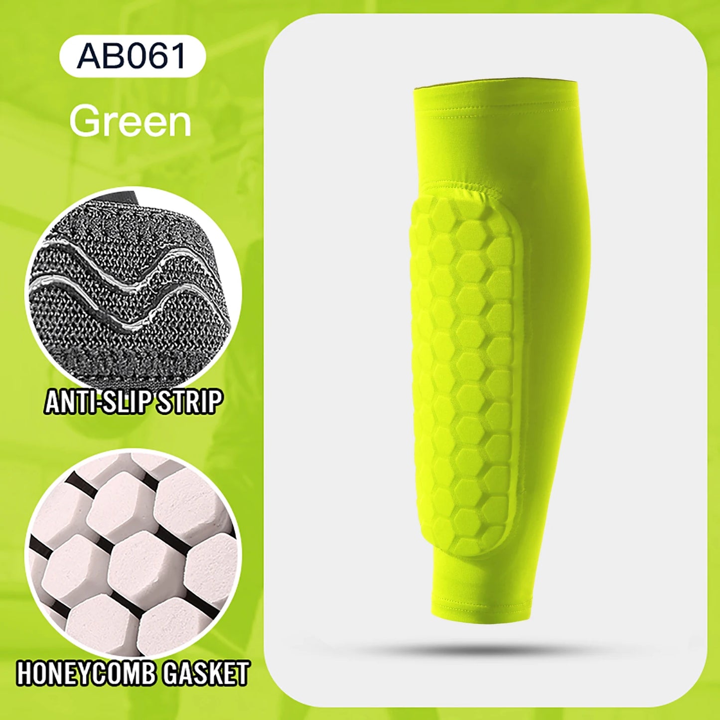 Football Shin Guard Socks Sleeve With Foam Calf Compression Pads