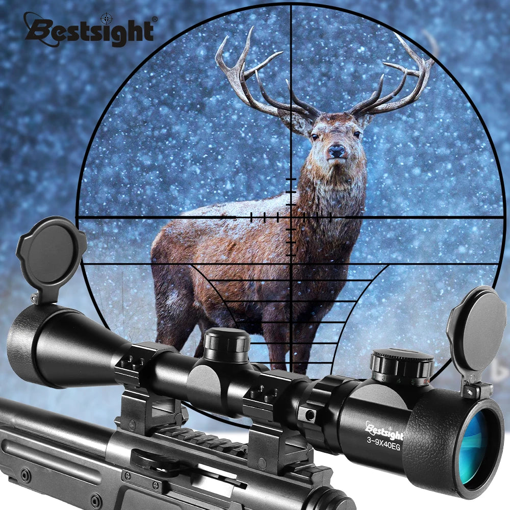 Nabila 3-9x40 Illuminated Scope With Mounts