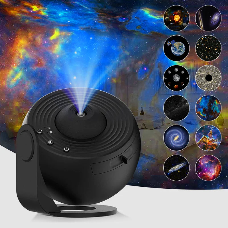 AUSYLE Galaxy Projector Night Light 360 Rotate Starry Sky Lamp For Kids