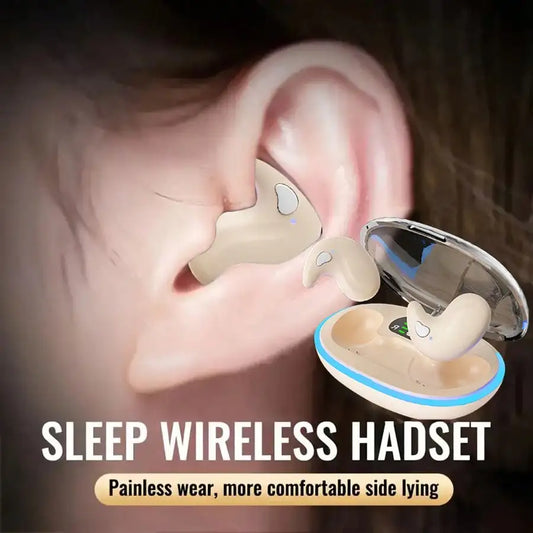VIKEFON 5.3 Bluetooth Bone Conduction Sleep Headphones With Touch Control