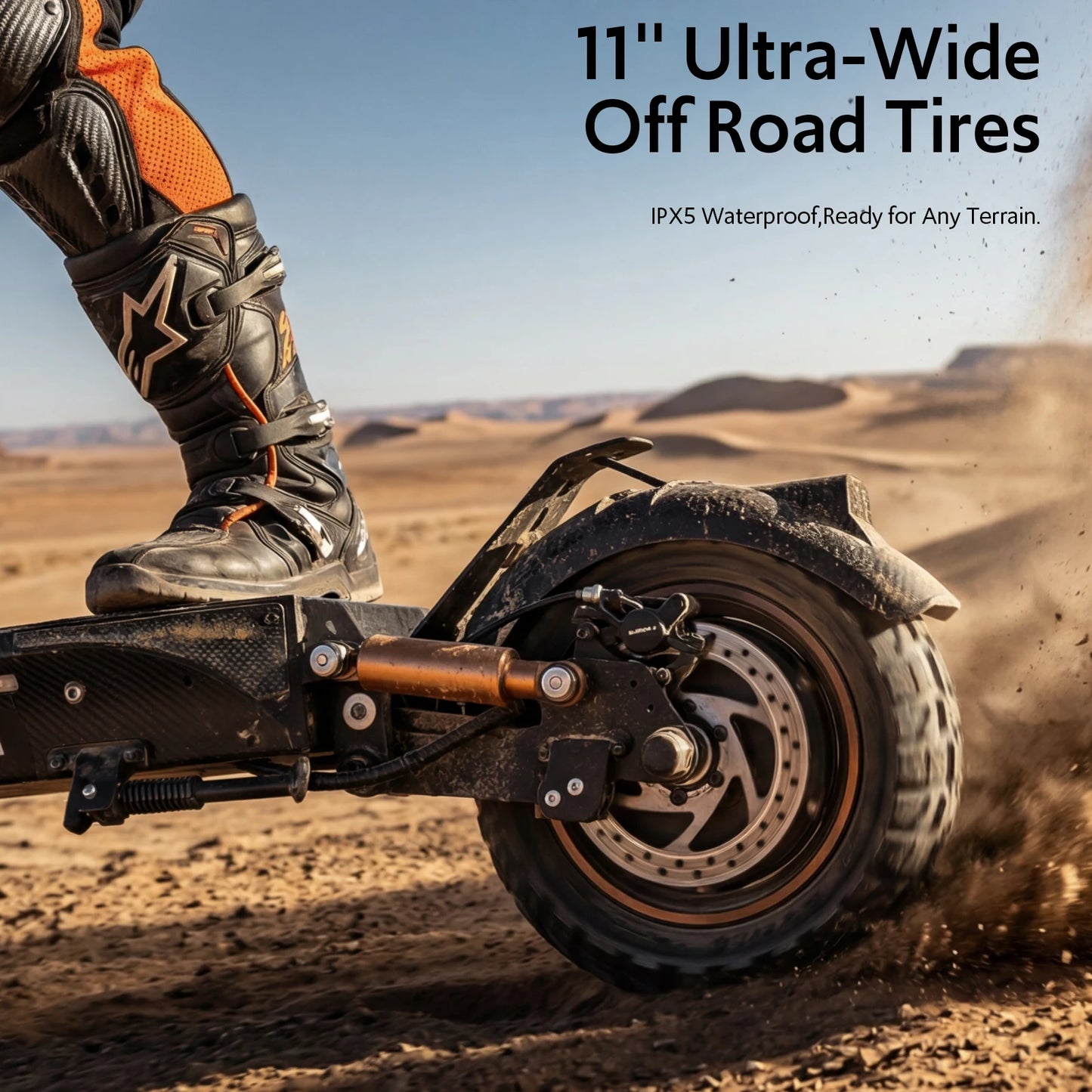 Osboo Off Road 1200W Electric Scooter With All Terrain Tires