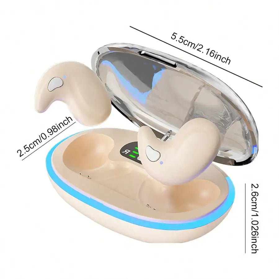 VIKEFON 5.3 Bluetooth Bone Conduction Sleep Headphones With Touch Control