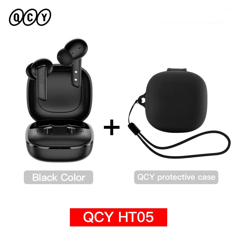 QCY HT05 ANC Wireless Bluetooth Earbuds 40dB Noise Cancelling