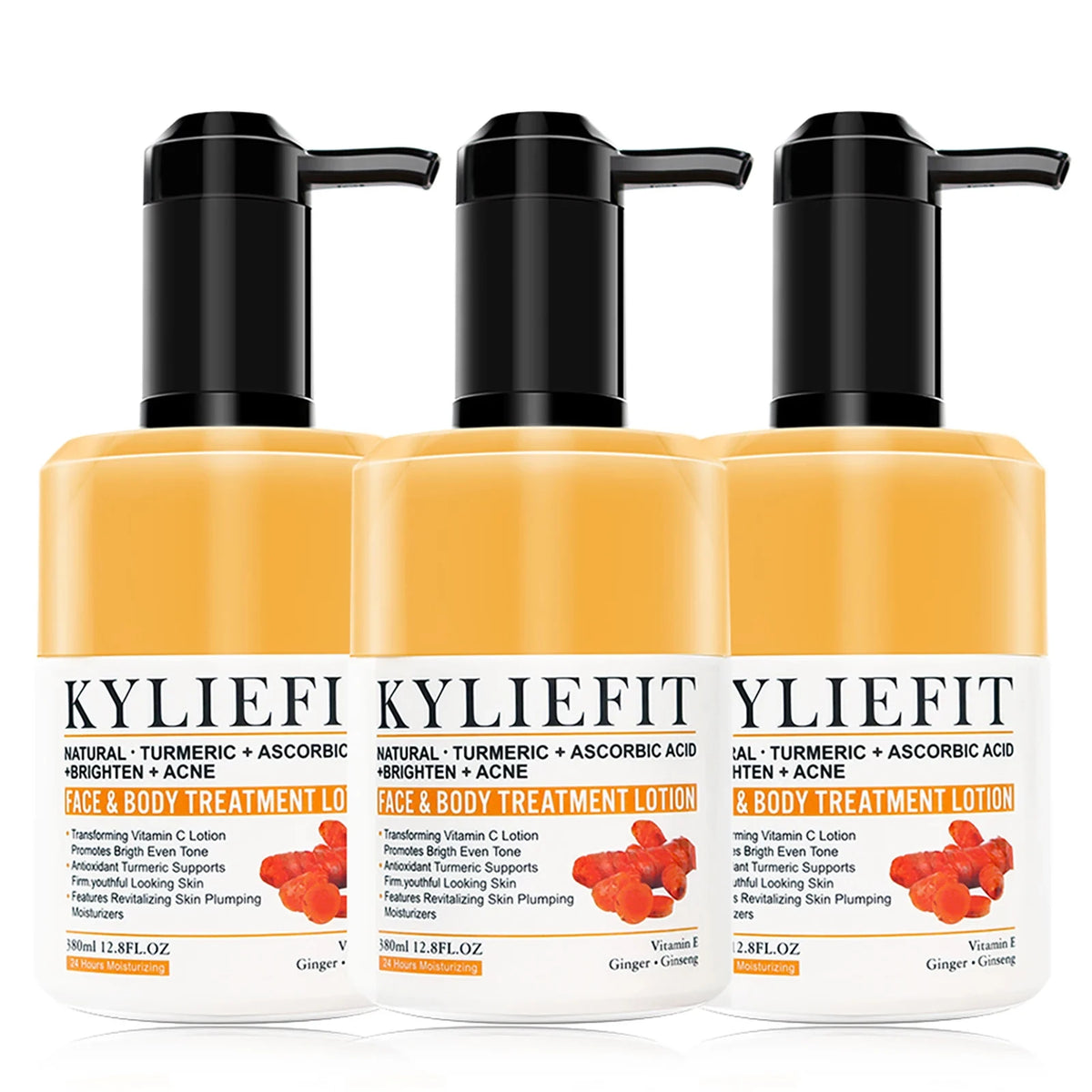 AILKE Organic Turmeric Skincare Set for Brightening and Acne Care